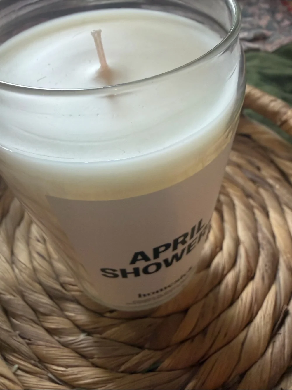 Homesick Candles “April Showers” Scented Candle RARE SCENT New in Box
